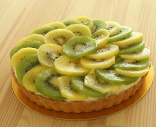 Tarte aux deux kiwis