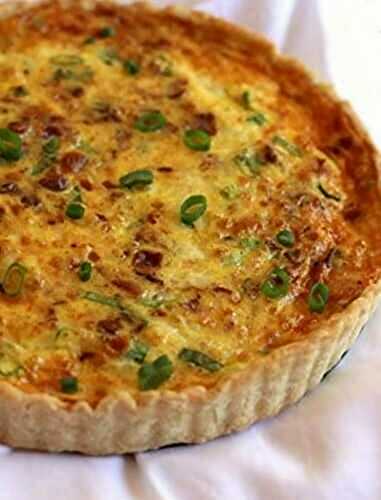 Tarte aux poireaux  et vacherin fribourgeois