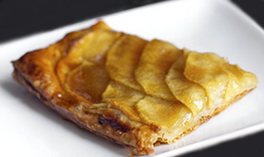 Tarte feuilletée pomme caramel salé