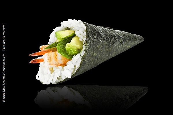 Temaki aux Crevettes