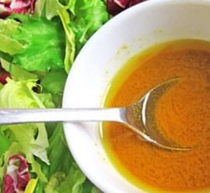 Vinaigrette au curcuma