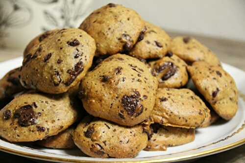 Cookies végétaliens au chocolat et sel rose