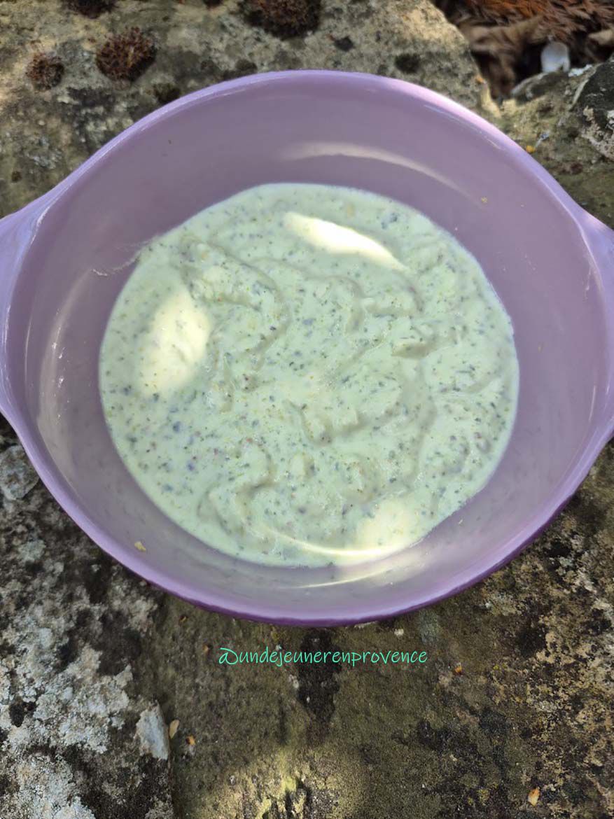  Sauce mozzarella et menthe  pour accompagner les salades d'été
