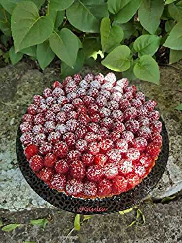 Tarte aux framboises