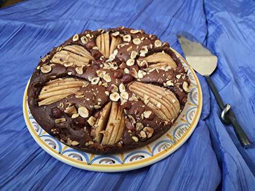 Gâteau aux poires et au chocolat