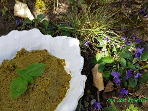 Pesto crèmeux aux pistaches comme en Sicile