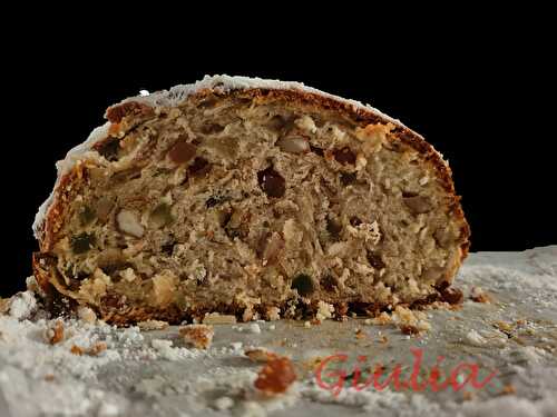 Stollen sans pâte d’amande