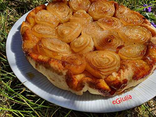 Tarte tatin aux oignons de Roscoff