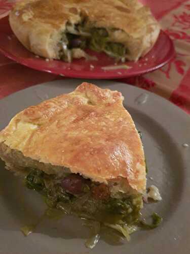 Tourte à la scarole, comme à Naples