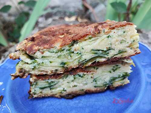 Gâteau invisible courgettes et parmesan