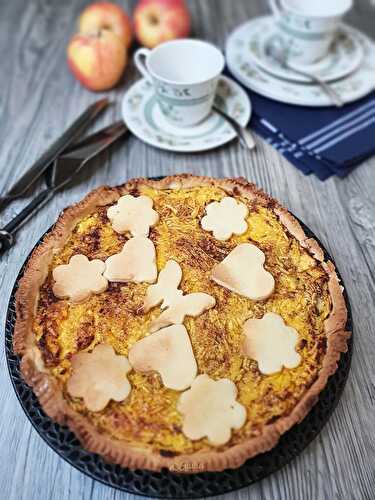 Tarte aux pommes râpées et cannelle