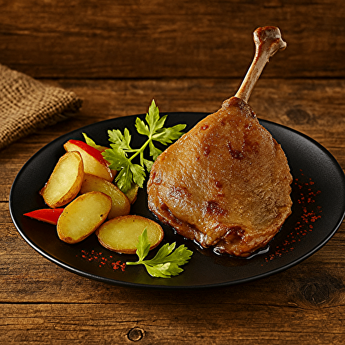 Cuisses de canard confites au four : l’art de la simplicité gourmande