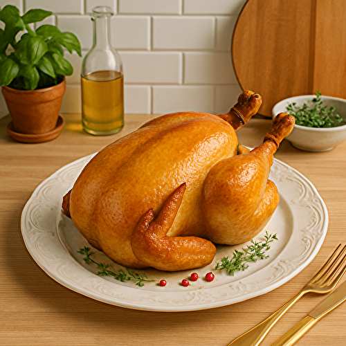 Poularde au four : ma recette festive pour un repas d’exception