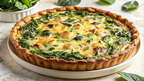 Quiche épinards et saumon : un délice provençal à savourer
