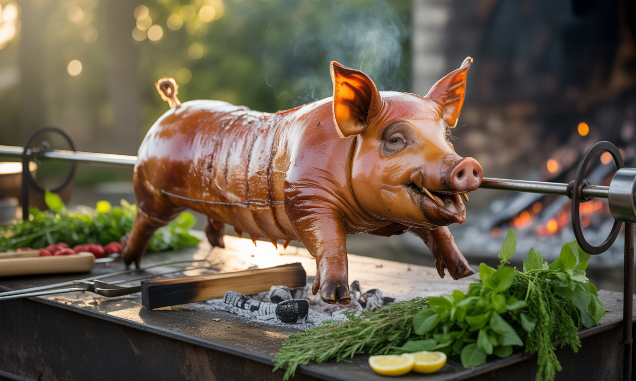 Cochon de lait à la broche : astuces pour une cuisson parfaite