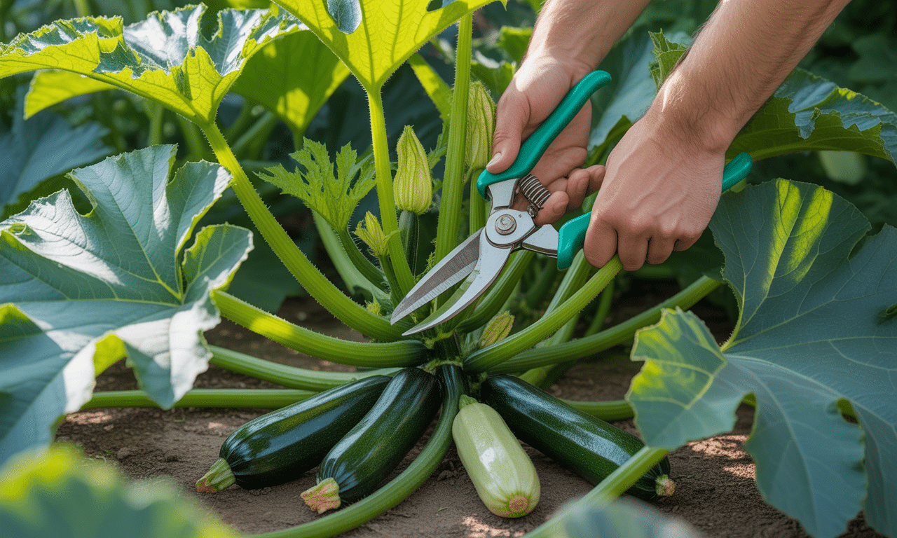 Comment tailler les feuilles de courgette pour stimuler la récolte et prévenir les maladies
