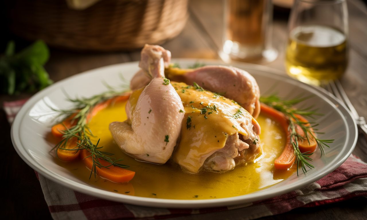 Poulet au vin jaune : secrets et astuces pour une recette traditionnelle réussie