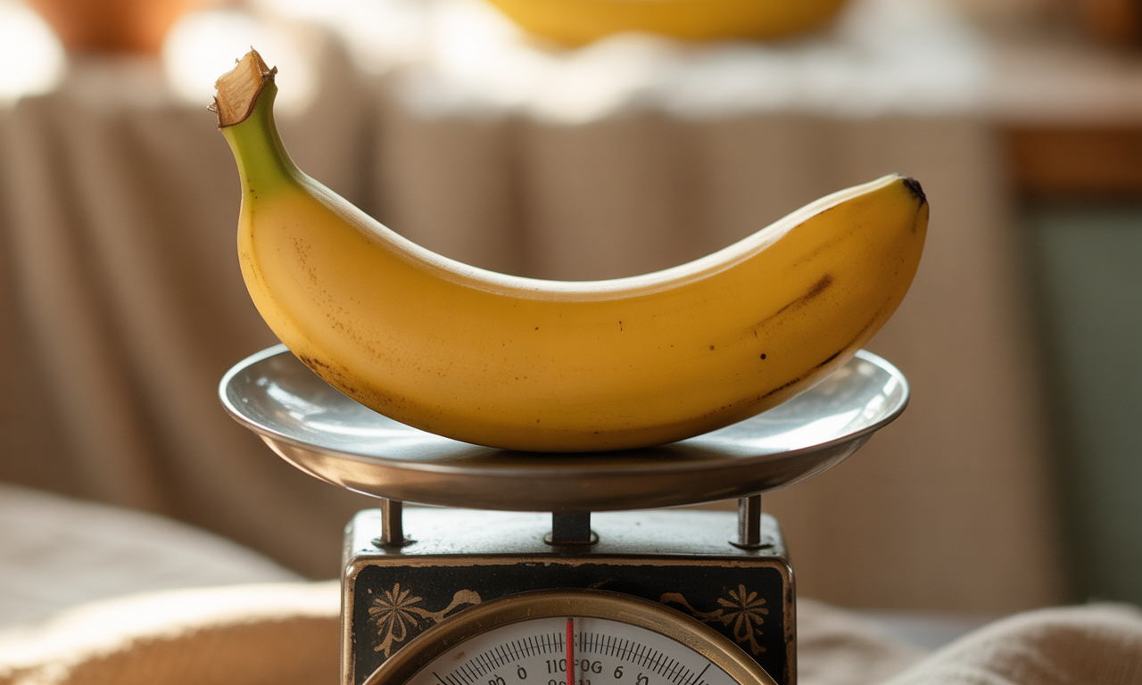 Quel est le poids moyen d’une banane ?