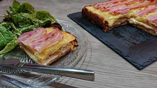 Gâteau invisible de pommes de terre façon tartiflette