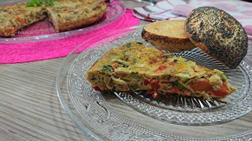 Tortilla aux petits légumes grillés