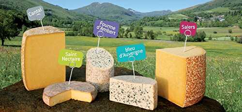 A la re-découverte des fromages d'Auvergne avec une recette de printemps.