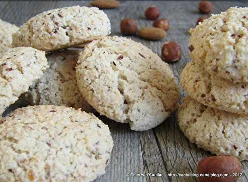 Biscuits secs aux amandes et aux noisettes un peu comme des macarons ...