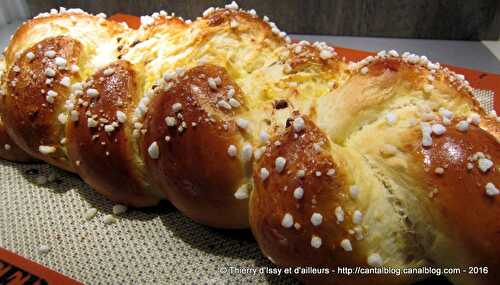 Brioche tressée au mascarpone