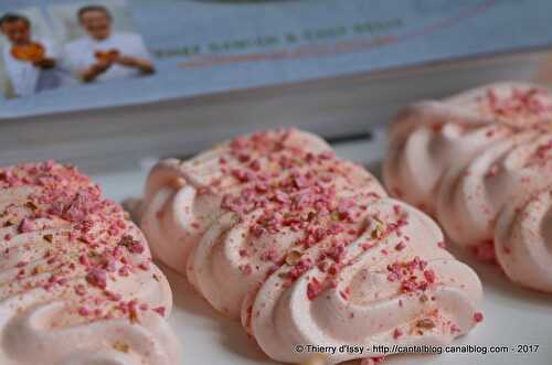 Des meringues gourmandes aux pralines roses