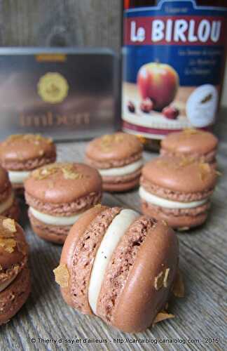 Macarons au Birlou et crème de Marrons