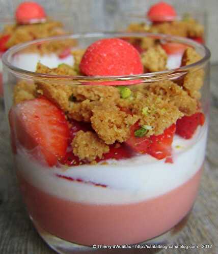 Panna-Cotta Fraises TAGADA, pour les enfants et les plus grands !