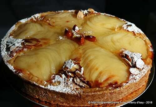 SAINT-VALENTIN : La tarte Bourdaloue en version CAP par amour pour la Pâtisserie - UN GRAIN DE CUISINE
