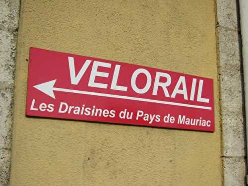 Vélorail, les draisines du pays de Mauriac