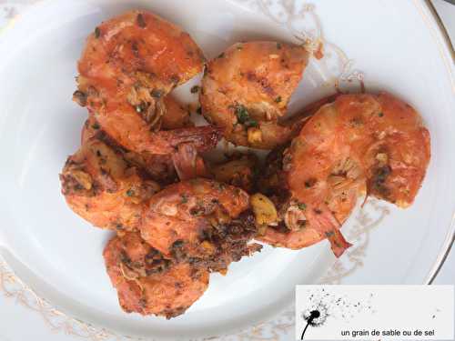 Crevettes en sauce Chermoula