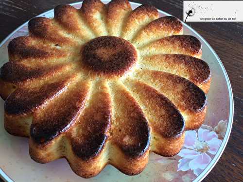 Fondant aux amandes &  bergamote