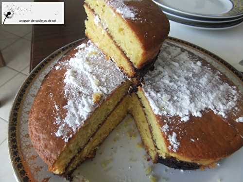 Gateau bi-cuisson à la confiture