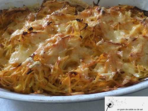 Gratin de pommes de terre & butternut