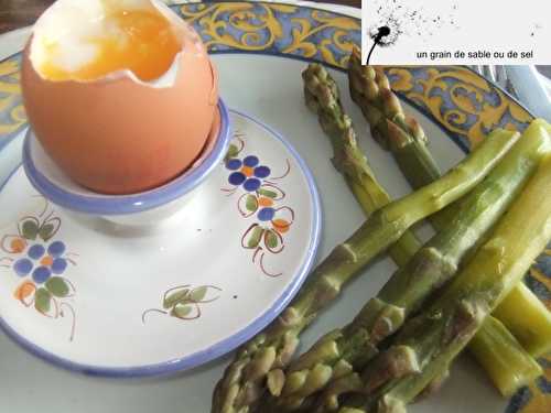 Oeufs coque & asperges