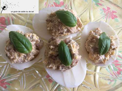 Oeufs farcis aux sardines