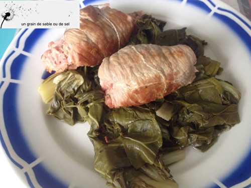 Paupiettes de veau au fromage de chèvre