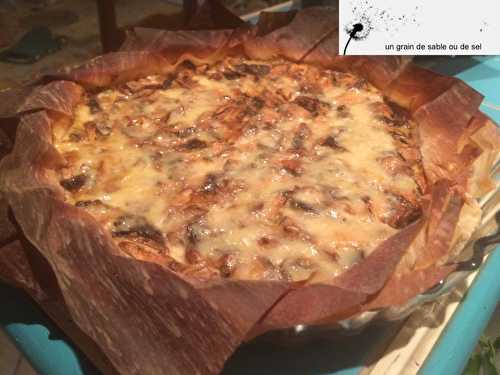 Quiche aux champignons