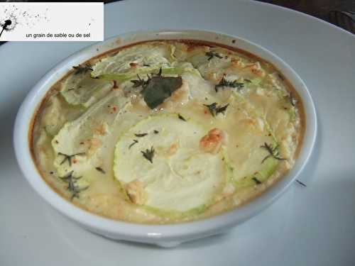 Quiche sans pâte au thon-courgettes