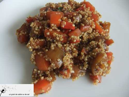 Quinoa crémeux aux petits légumes & curry