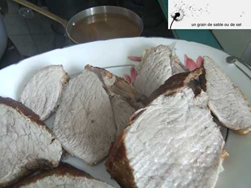 Roti de veau au cidre