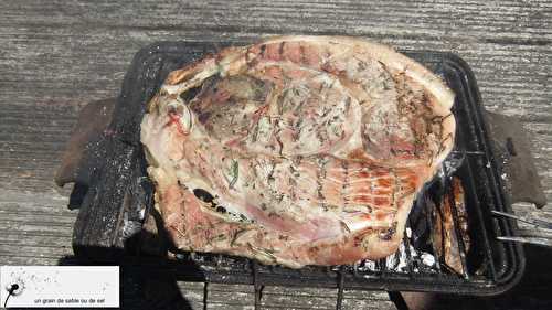 Rouelle de porc au barbecue