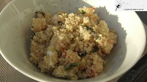 Salade blanche pleine de fraîcheur pour l’été