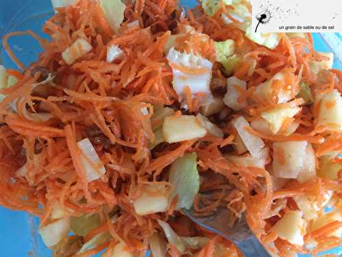 Salade carottes, pommes, …