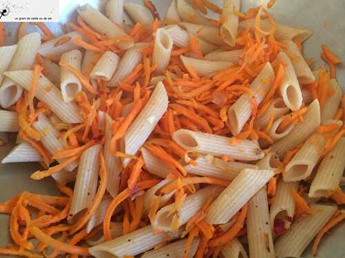 Pennes aux carottes & piments