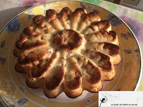 Gâteau aux pommes & au fromage blanc