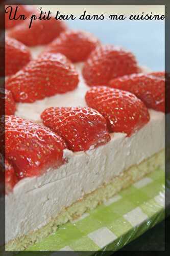 P'tit bavarois fromage blanc et fraises