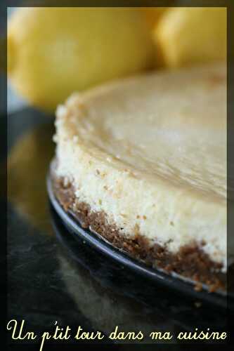 P'tit cheesecake au citron